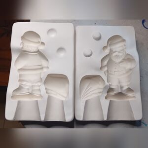 Vintage 1976 Ceramics Santa mold #HM124